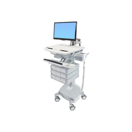 Ergotron Wagen - offene Architektur - für LCD-Display / PC-Ausrüstung - medizinisch - Aluminium, ver Produktbild