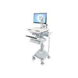 Ergotron Wagen - für LCD-Display / PC-Ausrüstung - medizinisch - Aluminium, verzinker Stahl, hochwer Produktbild