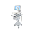 Ergotron Wagen - für LCD-Display / PC-Ausrüstung - medizinisch - Aluminium, verzinker Stahl, hochwer Produktbild