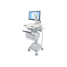 Ergotron Wagen - für LCD-Display / PC-Ausrüstung - medizinisch - Aluminium, verzinker Stahl, hochwer Produktbild