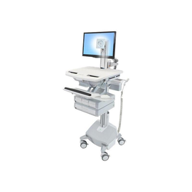 Ergotron Wagen - für LCD-Display / PC-Ausrüstung - medizinisch - Aluminium, verzinker Stahl, hochwer Produktbild