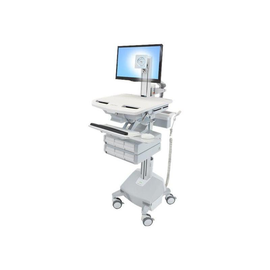 Ergotron Wagen - offene Architektur - für LCD-Display / PC-Ausrüstung - medizinisch - Kunststoff, Al Produktbild
