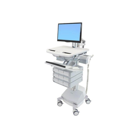 Ergotron Wagen - offene Architektur - für LCD-Display / PC-Ausrüstung - medizinisch - Kunststoff, Al Produktbild