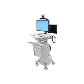 Ergotron Wagen (nur Laden) - offene Architektur - für 2 LCD-Displays / PC-Ausrüstung - medizinisch - Produktbild