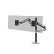 Ergotron LX - Befestigungskit (Doppelarm, hohe Säule) - für 2 LCD-Displays - Aluminium, Stahl - poli Produktbild