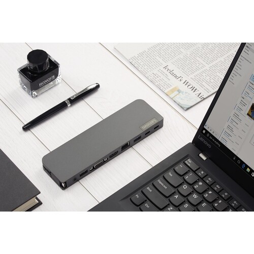 Lenovo Dockingstation USB-C Mini Dock 40AU0065EU Produktbild Additional View 4 L