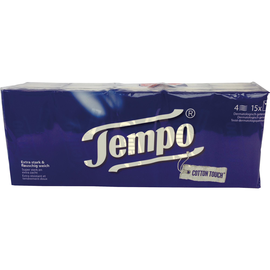 Tempo Taschentücher 650443 15x10 St./Pack. (PACK=150 STÜCK) Produktbild
