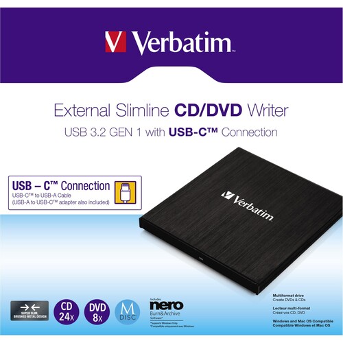 Verbatim DVD Recorder 43886 Produktbild Additional View 1 L