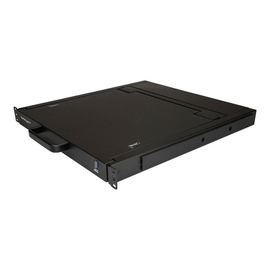 StarTech.com Rack KVM Konsole - US Tastatur(QWERTY), Ein Port VGA KVM mit 17" LCD Monitor - 1HE LCD Produktbild