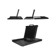 StarTech.com 8 Port Rack KVM Konsole mit 1,8 m Kabeln - US Tastatur(QWERTY), Integrierter KVM Switch Produktbild Additional View 2 S