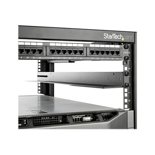 StarTech.com 1HE 19 Zoll Server Rack Schienen - 60,9-91cm Einstellbare Tiefe - Universelle 4 Pfosten Produktbild