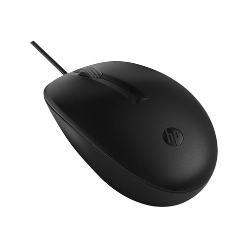 HP 128 - Maus - Laser - kabelgebunden - Schwarz Produktbild Additional View 4 L