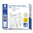 Feinminen Mars micro carbon 250 0,3mm Staedtler 25003-HB (DS=12 STÜCK) Produktbild Additional View 1 S