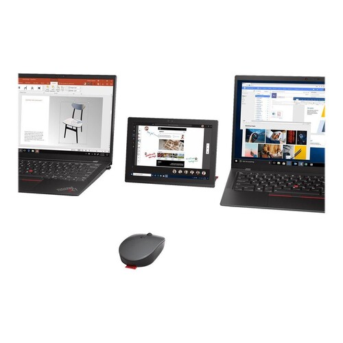 Lenovo Go Multi-device - Maus - optisch blau Produktbild Additional View 1 L