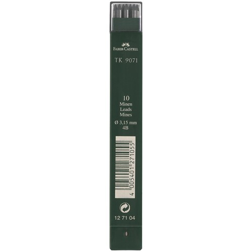 Fallminen TK 9071 4B 3,15mm Faber Castell 127104 (DS=10 STÜCK) Produktbild Front View L