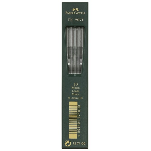 Fallminen TK 9071 HB 2mm Faber Castell 127100 (DS=10 STÜCK) Produktbild Front View L