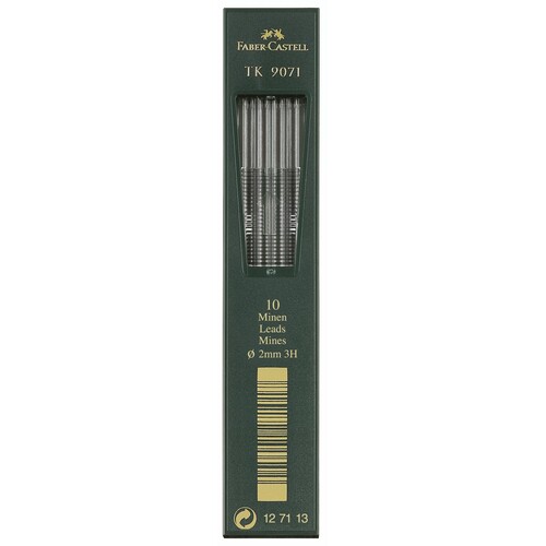 Fallminen TK 9071 3H 2mm Faber Castell 127113 (DS=10 STÜCK) Produktbild Front View L