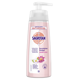 Sagrotan Handdesinfektionsgel 3204982 Kamille & Lotus 200ml (ST=200 MILLILITER) Produktbild