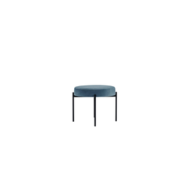 Paperflow Hocker GAIA GBRT.01.06 rund Stoff sw/bl Produktbild