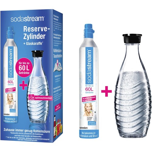 sodastream CO2-Zylinder 1100065490 +Flasche Produktbild Front View L