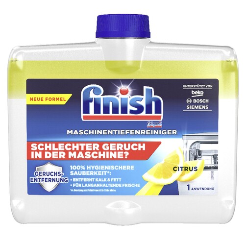 FINISH Spülmaschinenreiniger Citrus 250ml (ST=250 MILLILITER) Produktbild Front View L