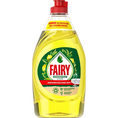 Fairy Geschirrspülmittel Zitrone 450ml (ST=450 MILLILITER) Produktbild Front View L