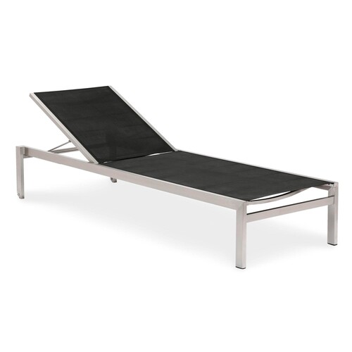 Best Sonnenliege Marbella 47884051 stahl/sw Produktbild