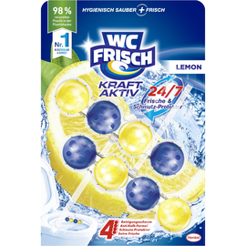 WC frisch Duftspüler Kraft Aktiv W2C1 Lemon 2St (PACK=2 STÜCK) Produktbild