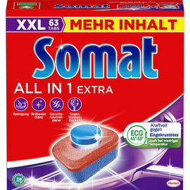 Somat Spülmaschinentabs All in 1 Extra SAE63 63St (PACK=63 STÜCK) Produktbild