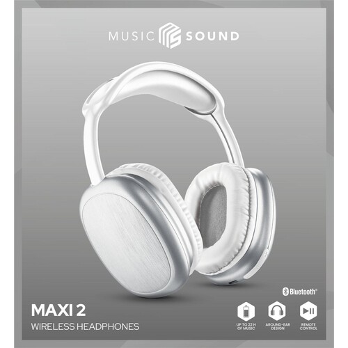Cellularline Kopfhörer Over-Ear MAXI 2 BTHEADBMSMAXI2W ws Produktbild Additional View 1 L