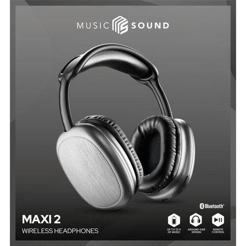 Cellularline Kopfhörer Over-Ear MAXI 2 BTHEADBMSMAXI2K sw Produktbild Additional View 1 L