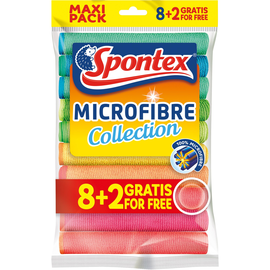 Spontex Allzwecktuch Microfibre Collection 19780028 sort. 10St. (PACK=10 STÜCK) Produktbild