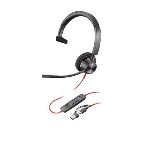 Poly Headset Blackwire 3310-M 8X216AA Produktbild Front View L