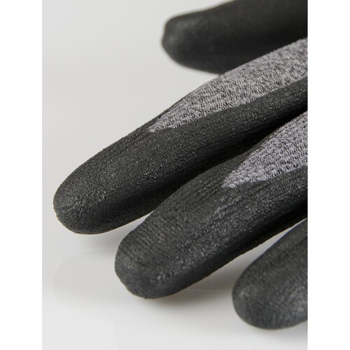 TEGERA 873 Montagehandschuh ESD Nylon-Strick / Gr. 11 grau-schwarz Produktbild Additional View 1 L