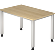 Hammerbacher Schreibtisch VQS12/E 4Fuß 120x80cm eiche Produktbild