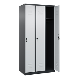 C+P Spind Classic PLUS 3Abteile 1850x900x500mm s.gr/l.gr Produktbild