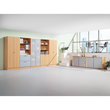 Hammerbacher Registraturschrank V7300/6/S/SG 5OH buche/silber Produktbild Additional View 1 S