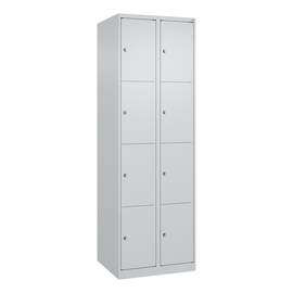 C+P Schließfachschrank Classic PLUS 2x4Fächer 1850x600x500mm l.gr/l.gr Produktbild