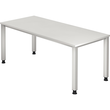 Hammerbacher Schreibtisch VQS19/W 4Fuß 180x80cm weiß Produktbild