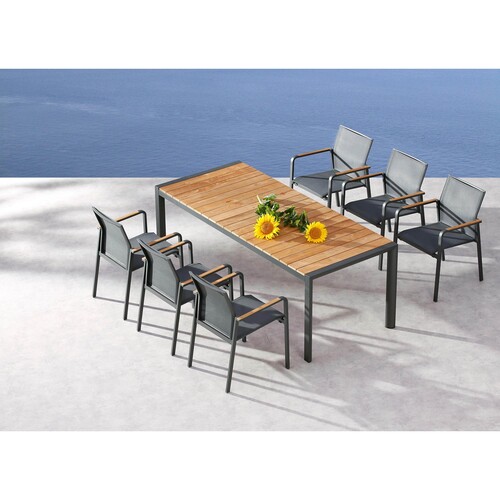 BEST Gartentisch Paros 46951650 160x90cm teak/an Produktbild Additional View 2 L