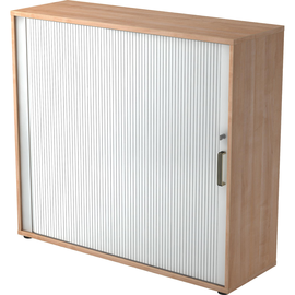 Hammerbacher Querrollladenschrank V1733S/N/S/SG 3OH nb/si Produktbild