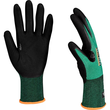 OX-ON Schnittschutzhandschuh Nylon Cut Advanced 9904 / Gr. 6 / grün-schwarz Produktbild Additional View 3 S