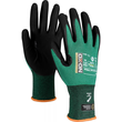 OX-ON Schnittschutzhandschuh Nylon Cut Advanced 9904 / Gr. 8 / grün-schwarz Produktbild