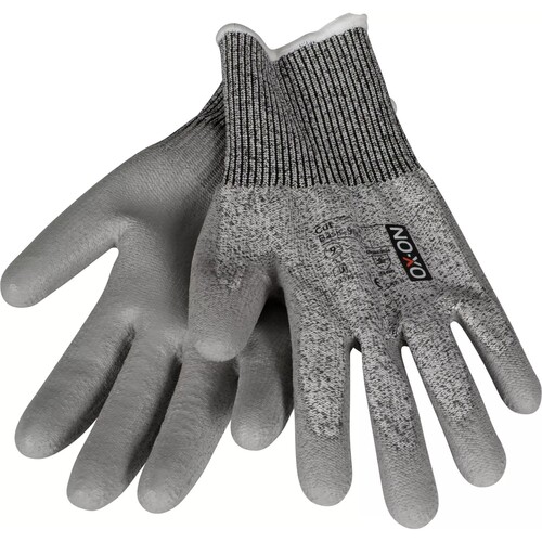 OX-ON Schnittschutzhandschuh Polyester Cut Basic 9002 / Gr. 12 / grau Produktbild Additional View 4 L