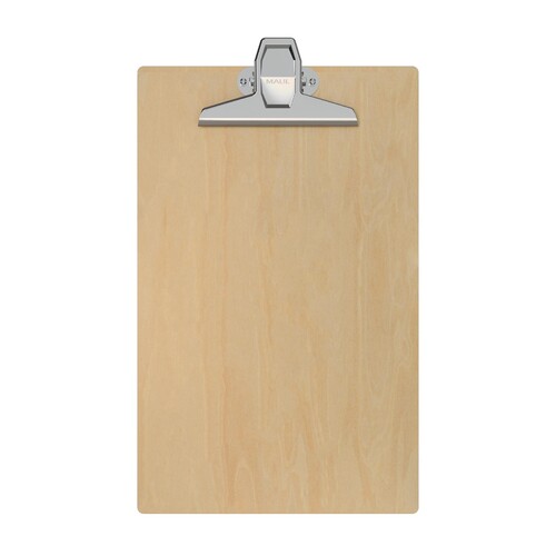 Klemmbrett MAULtilia mit Bügelklemme kurze Seite A4 Holz Maul 23945-70 Produktbild Front View L