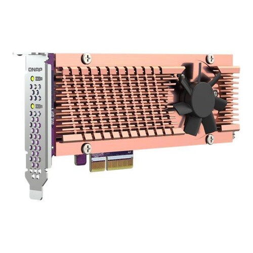 QNAP QM2-2P-344 - Speicher-Controller - M.2 - PCIe Produktbild Front View L