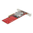 StarTech.com Dual M.2 PCIe SSD Adapter Karte - x8 / x16 Dual NVMe oder AHCI M.2 SSD zu PCI Express 3 Produktbild Additional View 2 S