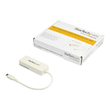 StarTech.com US1GC301AUW USB Netzwerkadapter (Ethernet Adapter mit extra USB Anschluss, USB 3.0, Thu Produktbild Additional View 1 S