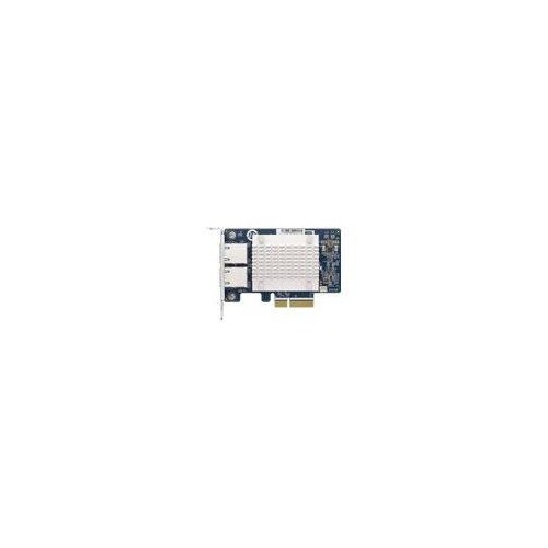 QNAP QXG-5G2T-111C - Netzwerkadapter - PCIe 3.0 x2 Low-Profile Produktbild Front View L