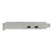StarTech.com PCIe USB 3.1 Card, 2x USB C 3.1 Gen 2 10Gbps, PCIe Gen 3 x4, ASM3142 Chipset, USB Type- Produktbild Additional View 1 S
